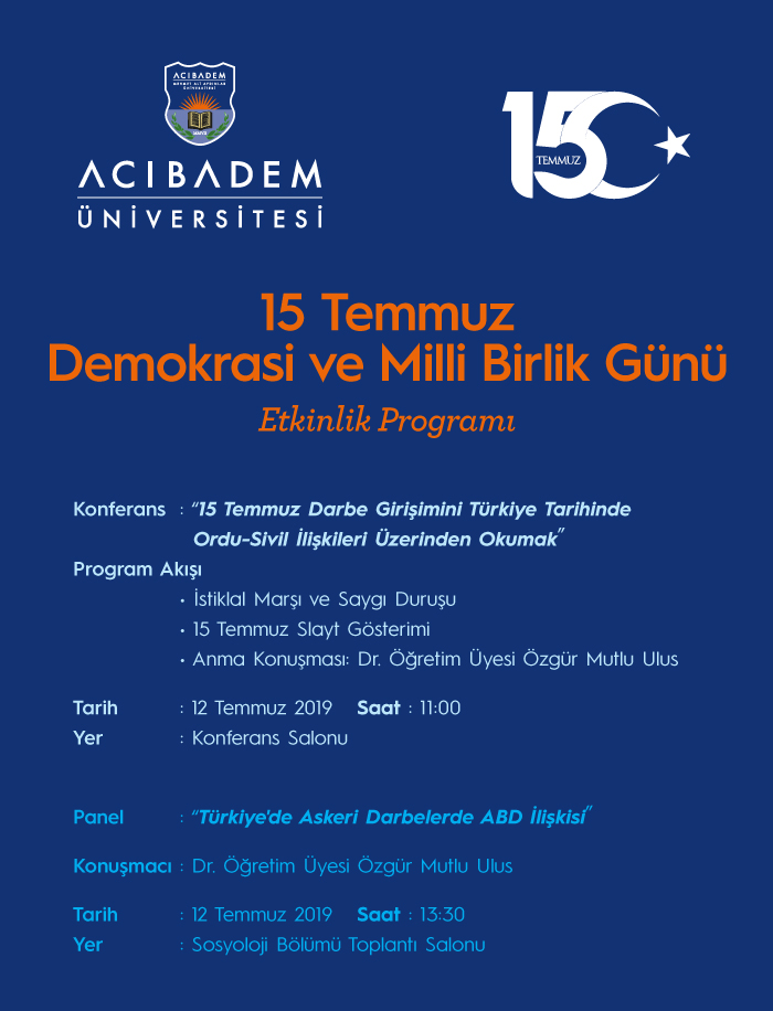 15 Temmuz Demokrasi ve Milli Birlik Günü