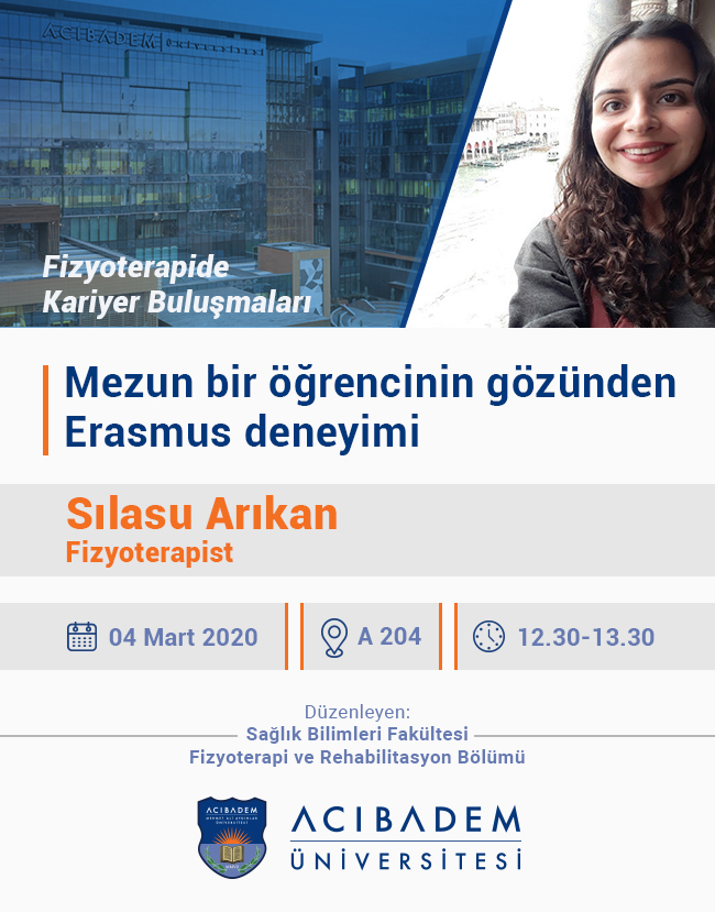 Fizyoterapide Kariyer Buluşmaları: Mezun bir öğrencinin gözünden Erasmus deneyimi