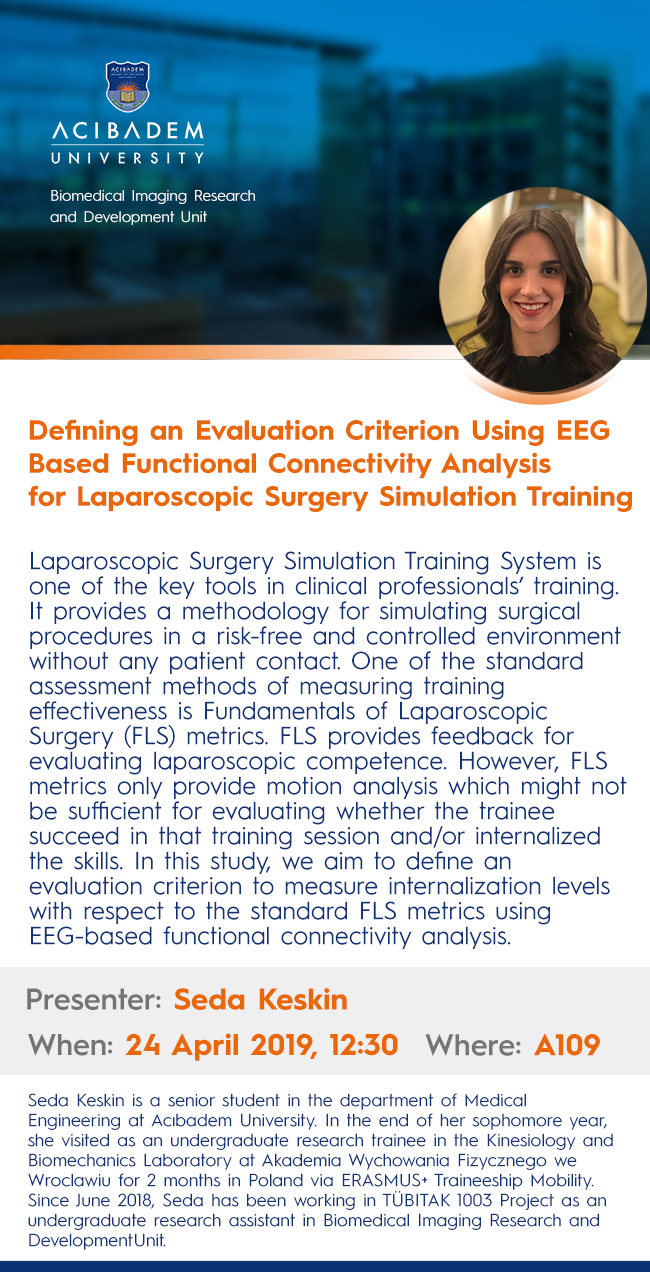 Defining an Evaluation Criterion Using EEG Based Functional Connectivity Analysis for Laparoscopic Surgery Simulation Training