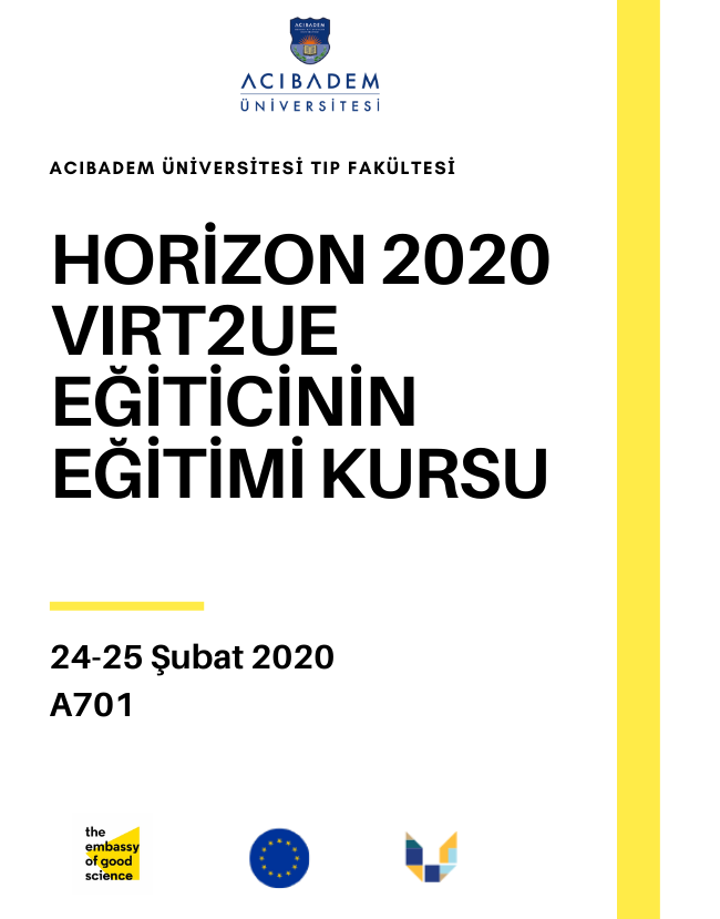 HORIZON 2020 VIRT2UE Eğiticinin Eğitimi Kursu