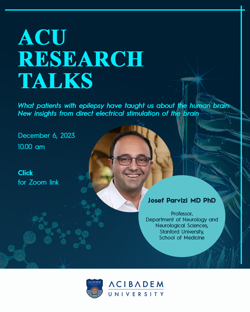 ACU Research Talks -Josef Parvizi