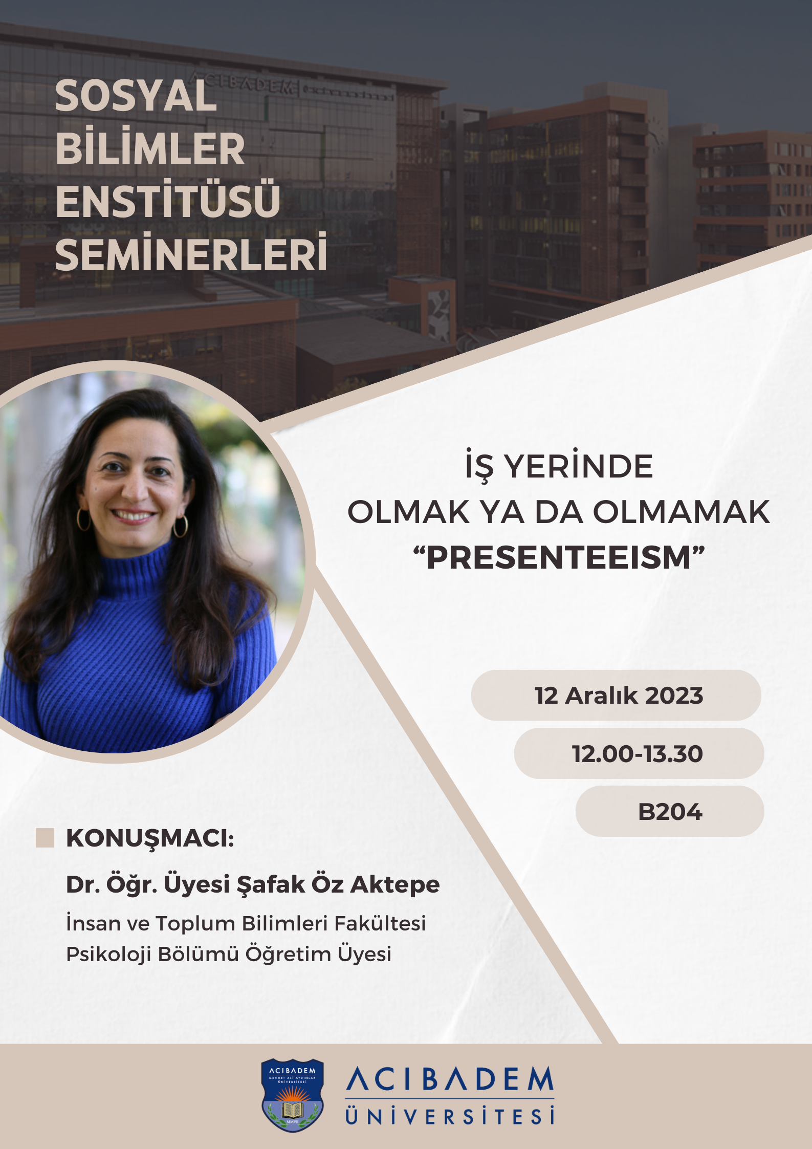 sosyal bilimler enstitüsü