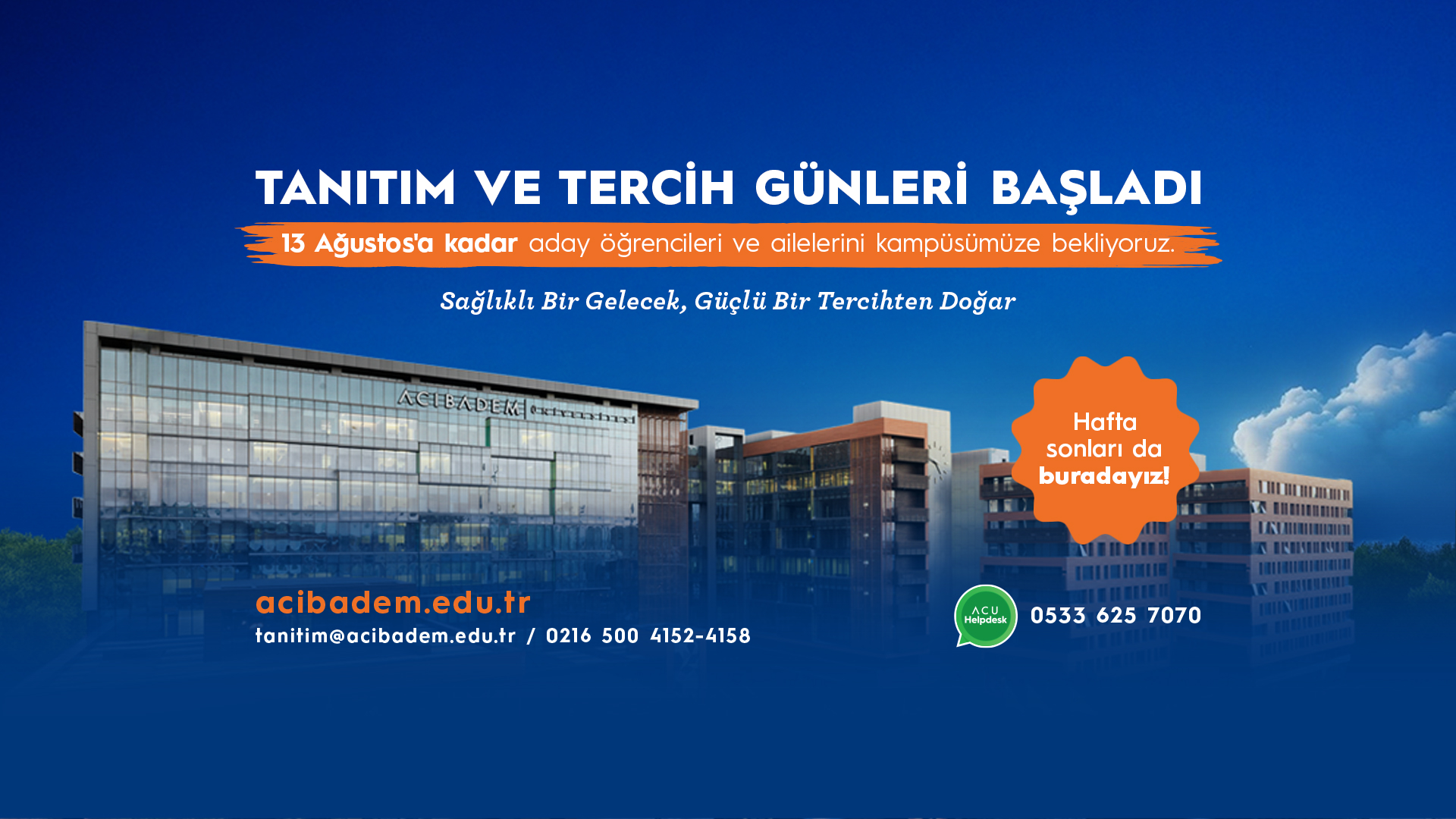 Tercih Tanıtım Günleri Başladı