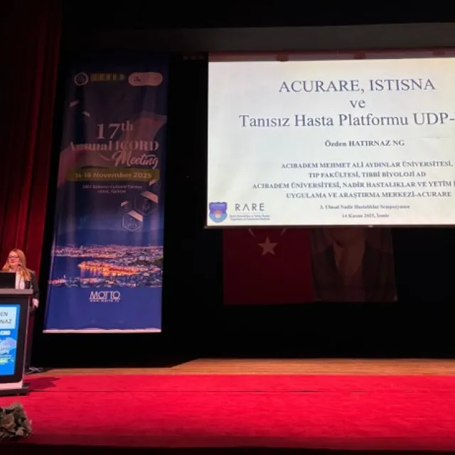 ACURARE’den ICORD Annual Meeting’te Tanısız Hastalara Yönelik Sunum