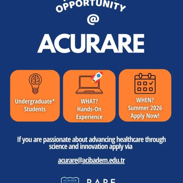 ACURARE Staj Programı Başvuruları Başladı