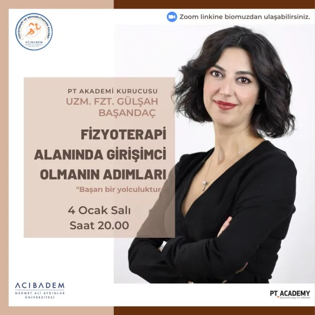 Fizyoterapi ve Rehabilitasyon Kulübü “Fizyoterapide Girişimcilik’’ başlıklı etkinliği gerçekleştirdi