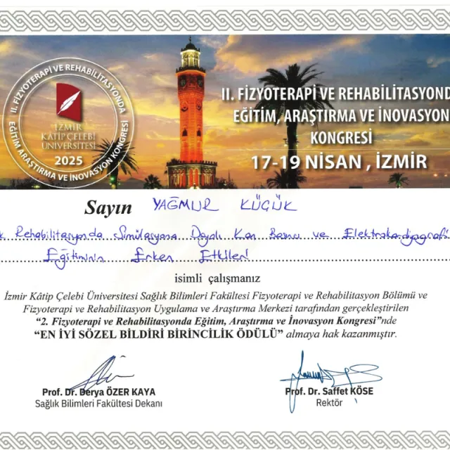 Acıbadem Üniversitesi’ne "En İyi Sözel Bildiri" Ödülü