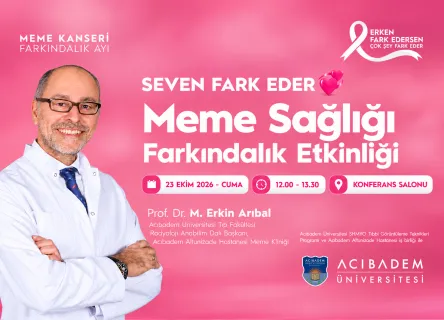 Acıbadem Üniversitesi Meme Sağlığı Farkındalık Etkinliği