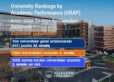 (URAP) 2025–2026 Türkiye Sıralamaları Açıklandı