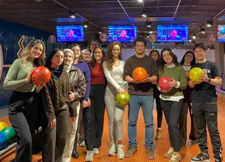 Hemşirelik Bölümü Öğrencileri Bowling Etkinliğinde Bir Araya Geldi
