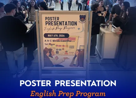 English Preparatory Program Students Held a Poster Presentation Event.