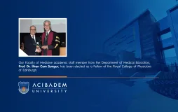 Prof. Dr. İlhan Cem Sungur Elected as a Fellow of the Royal College of Physicians of Edinburgh