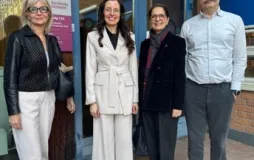 İsveç’te Karolinska Institutet’i ziyaret etti.