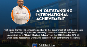 Prof. Dr. Javad Parvizi Listed as a "Highly Ranked Scholar" in the GPS Rankings