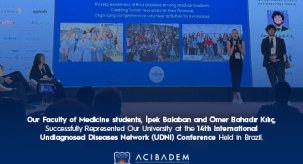 Our Faculty of Medicine Students Represented Our University at the 14th International Undiagnosed Diseases Network (UDNI) Conference