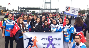 Radyoterapi Programımız 43. İstanbul Maratonu'nda sosyal sorumluluk projesi için koştu